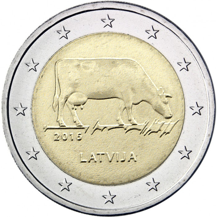 latvia 2 euro coin