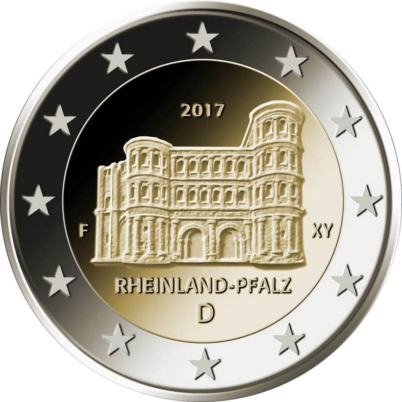 Germany 2 euro coin 2017 "Porta Nigra" UNC 