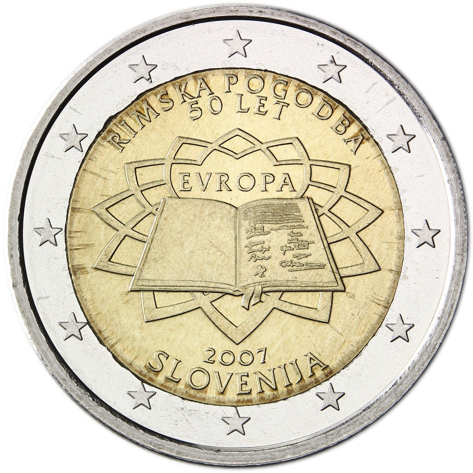 Slovenia 2 euro 2007 - 50th anniversary of the Treaty of ...