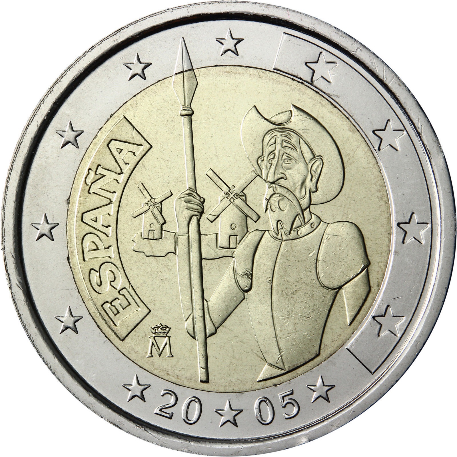 Spain 2 Euro 2005 Don Quixote - Special 2 euro coins