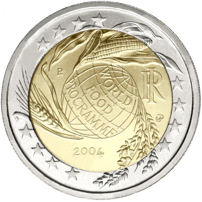 world food programme 2 euros 2004